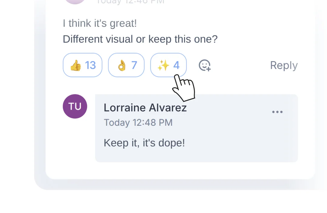 FeedHive draft comments for team collaboration
