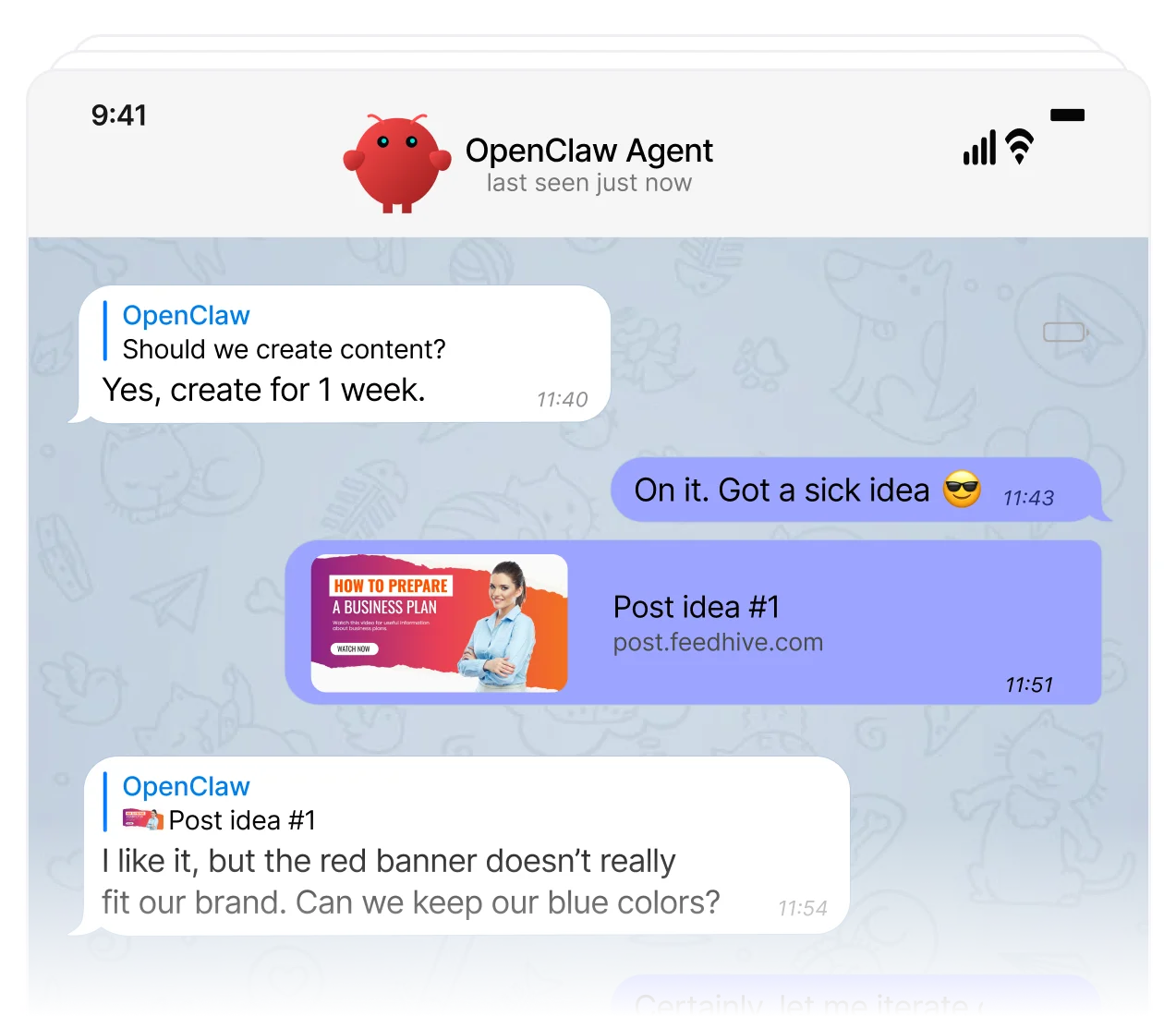 Delegate to OpenClaw